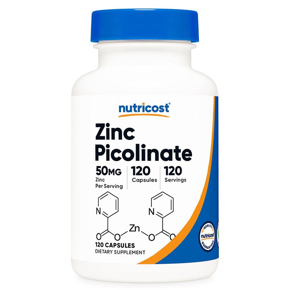 Nutricost Zinc Picolinate 50mg Capsules 120 Tablets 1 pcs