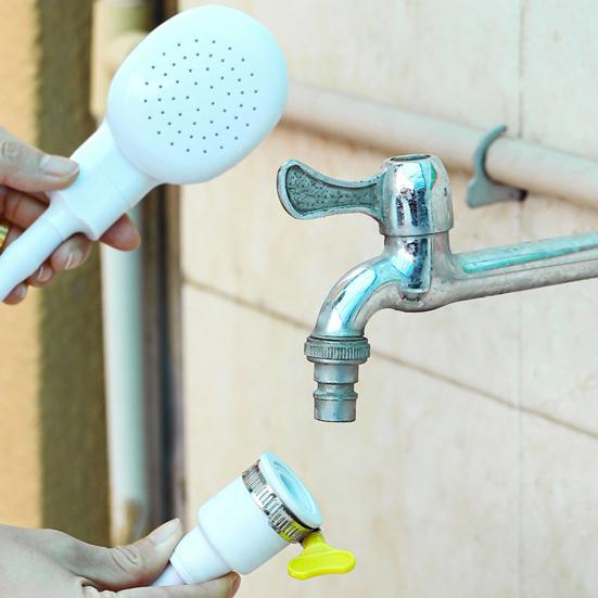 Распылительный шланг Портативная насадка для душа Легкая регулируемая герметичность Брызгозащищенная ванна с одним краном