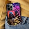 Мягкий чехол для телефона Pokras Lampas Art Graffiti для iPhone 17 Air 16e Pro max 15 Pro 13 14 Plus 11 12 MagSafe Магнитный Coque