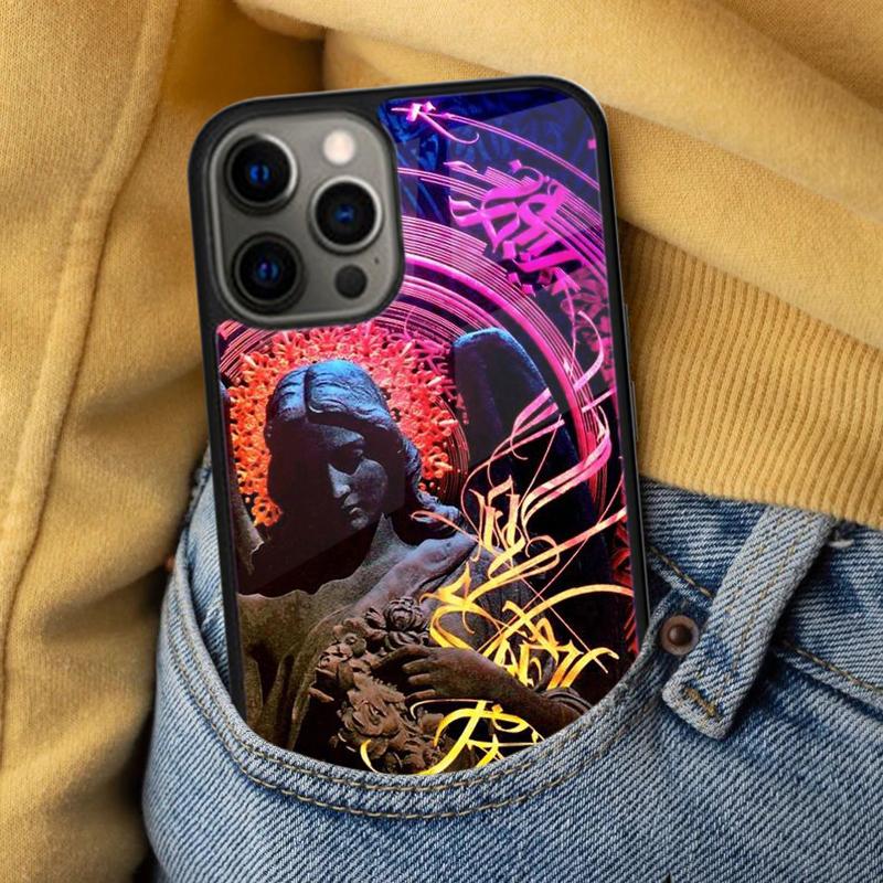 Мягкий чехол для телефона Pokras Lampas Art Graffiti для iPhone 17 Air 16e Pro max 15 Pro 13 14 Plus 11 12 MagSafe Магнитный Coque