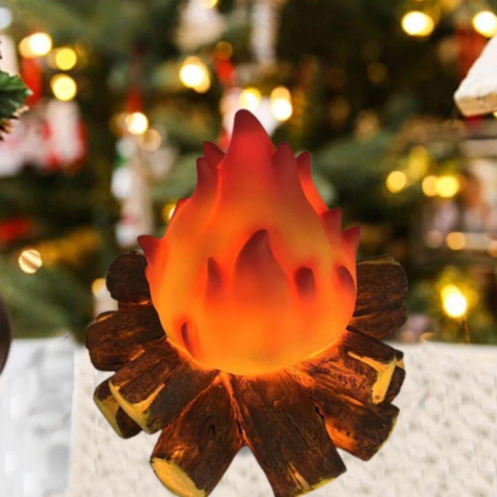 Лампа для создания рождественской атмосферы в современном стиле, материал: смола, настольный декор, дисплей для рабочего стола