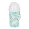 Бутылка с автоматическим открытием - safta - 500 мл - Встроенная соломинка - Пастельно-голубая - Без BPA - Плечевой ремень