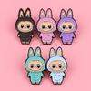 New 5 PCS Cartoon Monster Enamel Pin Anime Badges On Backpack Brooches for Women Men Lapel Pins Cosplay Accessories Party Gifts Labubu