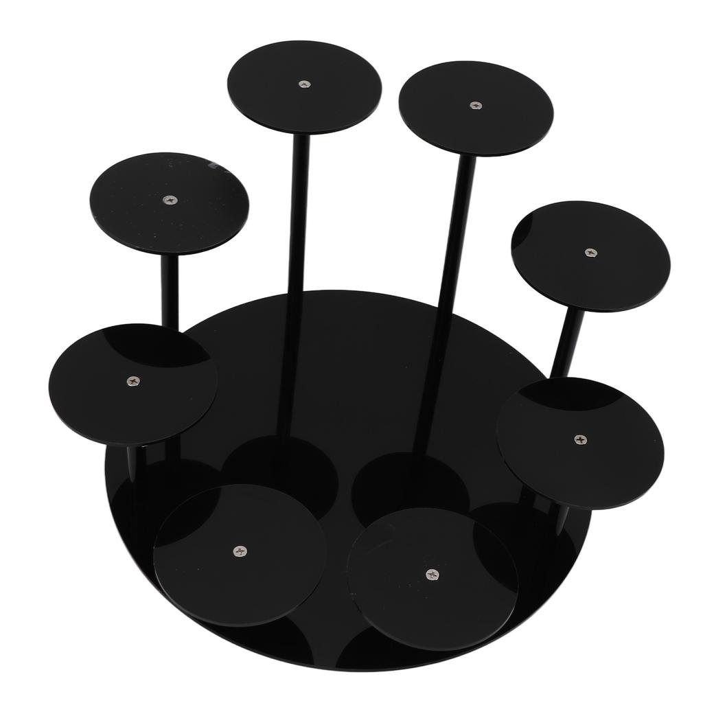 Акриловые подставки для кексов Устойчивые круглые Подставка для демонстрации тарелок для кукол аниме-фигурок для свадьбы, дня рождения