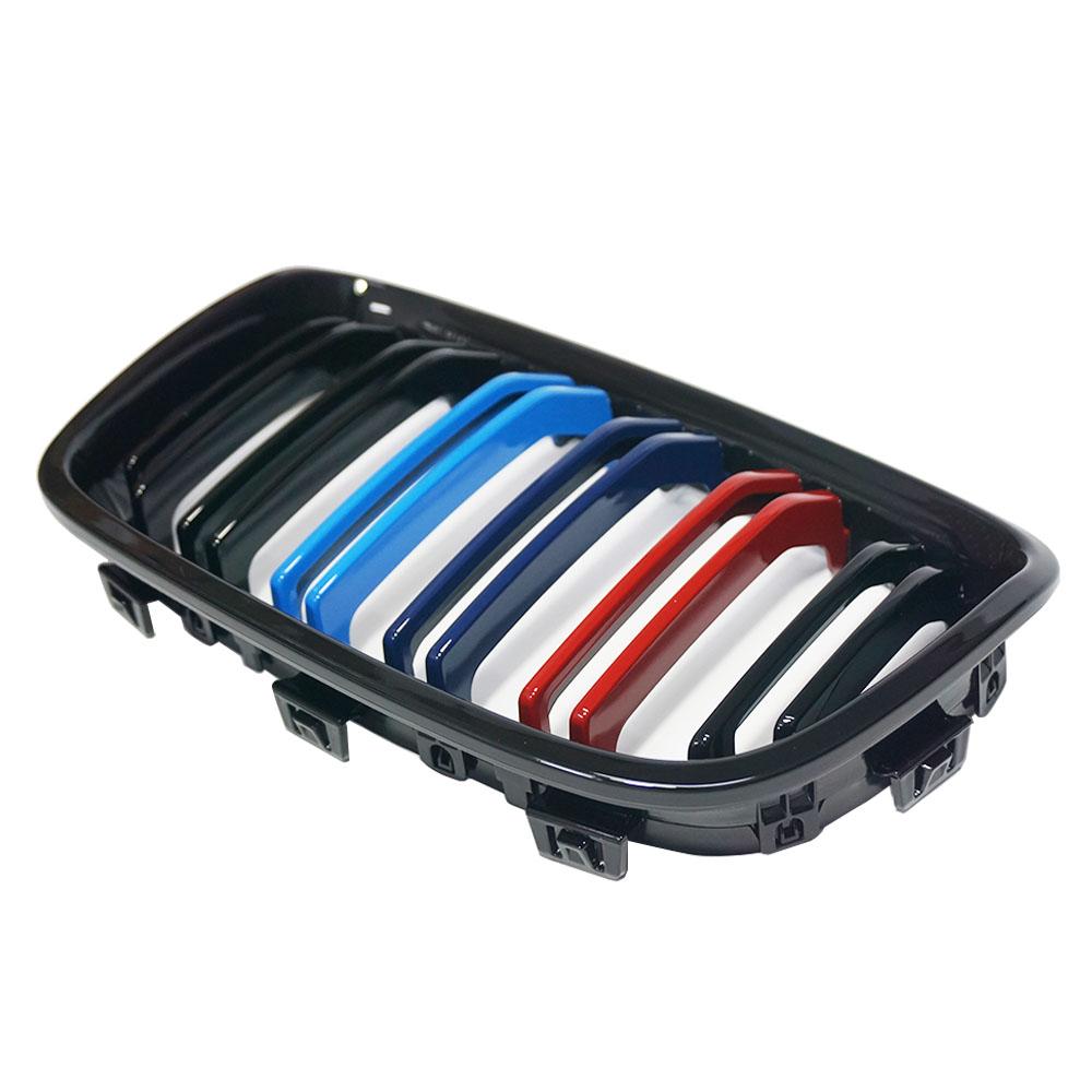 Thultra одна пара передней решетки для почек для Bmw F20 F21 1 серии 11-14 глянцевый черный M цвет двойная планка Racing Sport