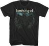 Lamb of God Ворон Взрослая футболка с коротким рукавом Метал-группа Футболки Мужская уличная одежда Графические футболки