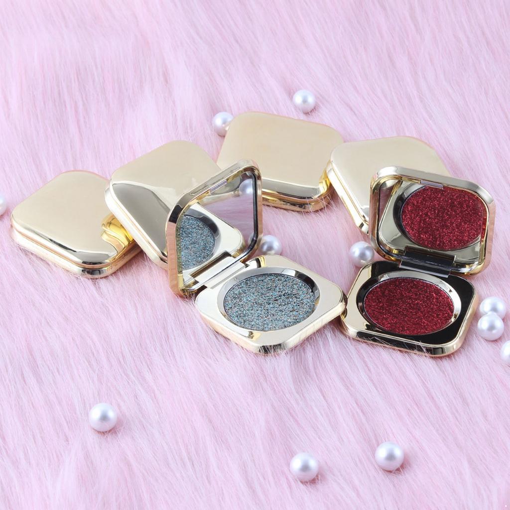 Shimmer Eyeshadow Palette High Pigment Long Lasting Waterproof Cream Eyeshadow Versatile for Eye Makeup and Face Highlighting