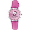 Citizen Q&Q Women's Analog Hello Kitty Watch with Waterproof Leather Strap, Made In Japan, 0017N003, Pink