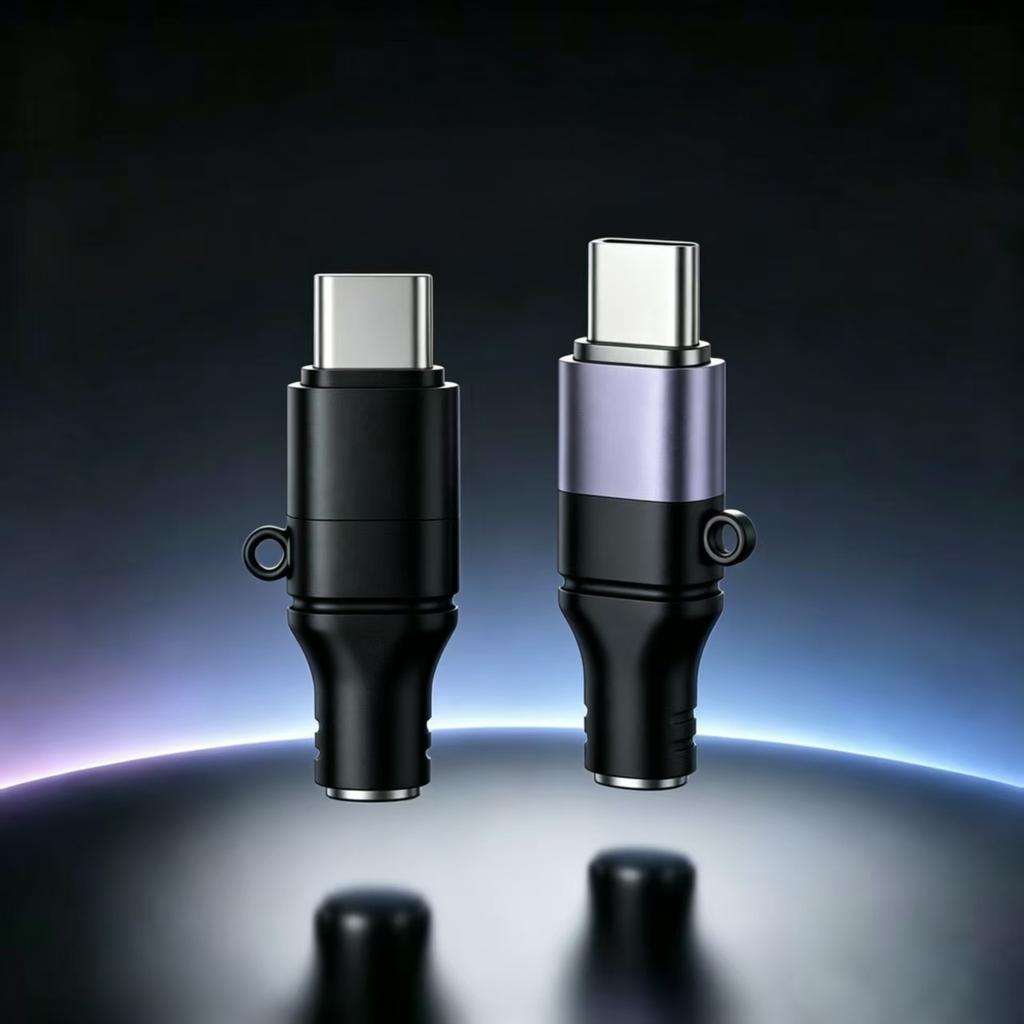 Type‑C to 3.5mm Audio Jack Adapter, DAC Digital Decoding Earphone Converter, Portable Type C Headphone Aux Adaptor
