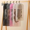 Hairpiece Protection Bag Wig Storage Hanging with Hook, Breathable Non-woven Fabric Dust-proof Travel Hair Extension Case Protector, Space Saving