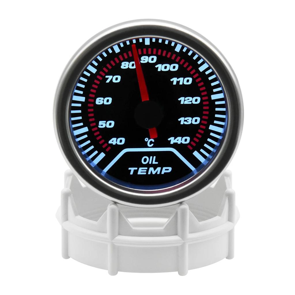 2" 52mm New Car Turbo Boost Gauge Bar Psi Water Temperature Gauge Sensor Oil Temp Oil Press Meter Voltmeter Tachometer / Holder