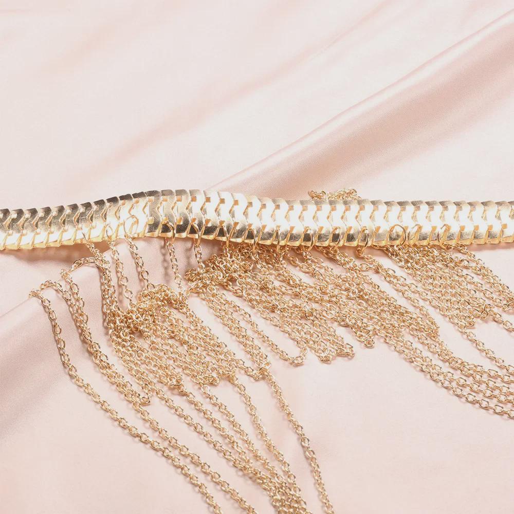 Сексуальное пляжное ожерелье с кисточками для бикини