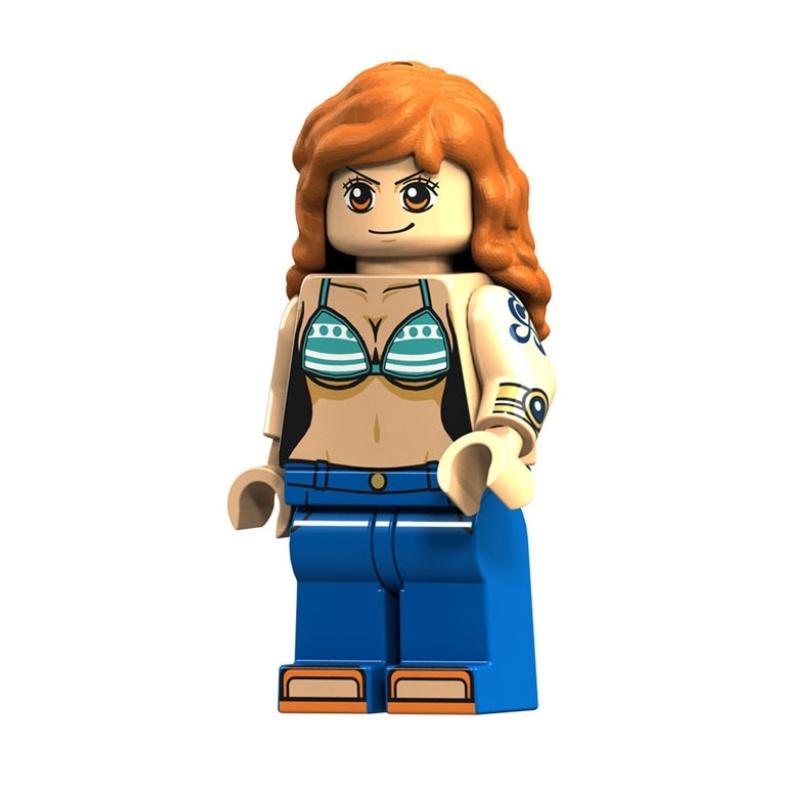 Набор из 15 пиратских строительных блоков One Piece: Чоппер, Луффи, Зоро, Робин, Фрэнки и другие!