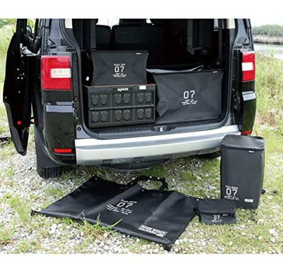 SLOWER 70 x 42 x 6 см Водонепроницаемый лист для багажника автомобиля ОЛИВКОВЫЙ ЗЕЛЕНЫЙ (Сумка-тоут для улицы, Походный коврик Suguremono) ВЕШАТЬ СТОКОВЫЙ ЯЩИК НОСИТЬ SLW137