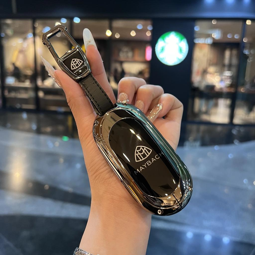 SFX1 Zinc Alloy Car Key Case Cover for Mercedes Benz 2022 C S Class W206 W223 S350 C260 C300 S400 S450 S500 Key Shell Protector