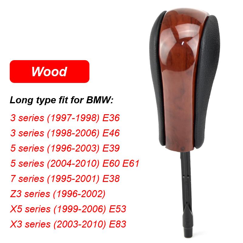 Подходит для E36(97-99) E38 E39 E46 Z4 Z3 E53 X5 X3 E60 E61 Автоматическая АКПП Короткий Длинный Рычаг Переключения Передач Автомобильная Ручка Переключения Передач