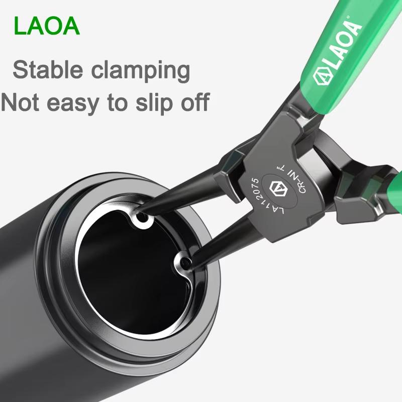 1 шт. LAOA 7 дюймов внутренние внешние плоскогубцы удерживающие зажимы портативные многофункциональные плоскогубцы для стопорных колец для ручного инструмента