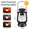 Retro Horse Light Charging Decoration Atmosphere Light Solar Camping Lights LED Portable Lantern Desk Lamp Outdoor Home Decor