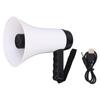 Handheld Megaphone Loud Rechargeable Support Recording Portable Bullhorn for Broadcasting Stall