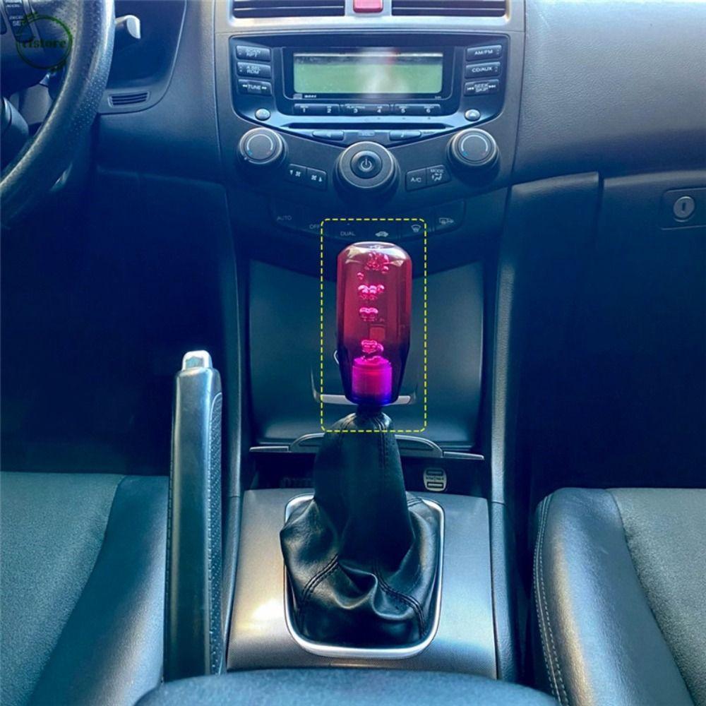 Crystal Transparent Transmission Shifter Bubble Design Manual Shift Knob Car Accessories