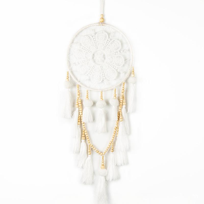 Owl Tapestry Hand-woven Owl Dream Catcher Wall Hanging Macrame Mandala Tassel Boho Decor DIY Apartment Dorm Room Home Decoration