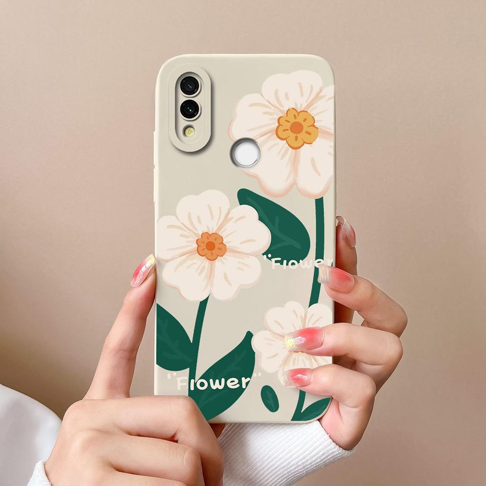 Чехол Для Xiaomi Redmi 7 Милый Конфетный Расписной Чехол Для Redmi7 Мягкий Жидкий Силикон Улучшенная Защита Камеры Противоударный Корпус Телефона