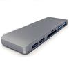 Кабель-адаптер 6 в 1 с двумя разъемами Type-C на HUB TF SD USB 3.0 для Macbook Pro