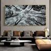 Абстрактные растения, деревья, холст, картина, пейзаж, настенные художественные постеры и принты, Cuadros, украшение для гостиной, дома