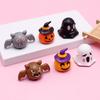 6Pcs Halloween Pull Back Car Toy Toddlers Boys Girls Spring Clockwork Mini Cartoon Pumpkin Ghost Bat Vehicle Toy Holiday Party Favors