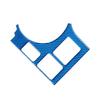 Blue Carbon Fiber Rearview Mirror Adjustment Switch Sticker For FJ Cruiser 07-21
