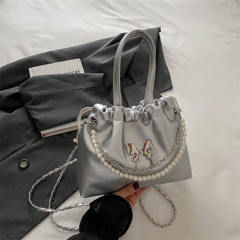 Сумка-ведро через плечо, простой и модный рюкзак большой вместимости для женщин на лето, новая модная повседневная сумка