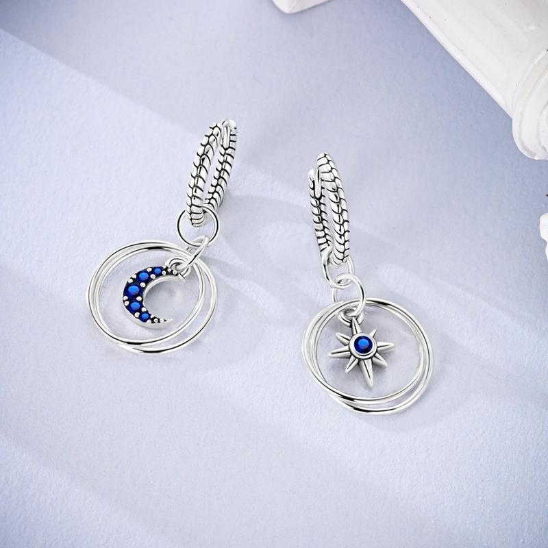 Серьги из серебра 925 пробы, разноцветные серьги с овальными драгоценными камнями, серьги-кольца с подвесками для женщин, большие круглые модные серебряные украшения