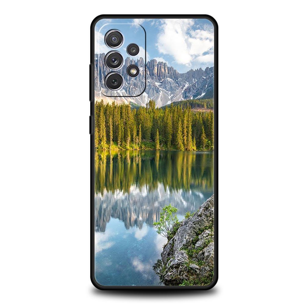 Чехол для телефона Samsung Galaxy A13 A51 A71 A41 A31 A21S A11 A03S A12 A32 A52 A23 A33 A53 A73 5G Чехол Лес Пляж Восход Природа