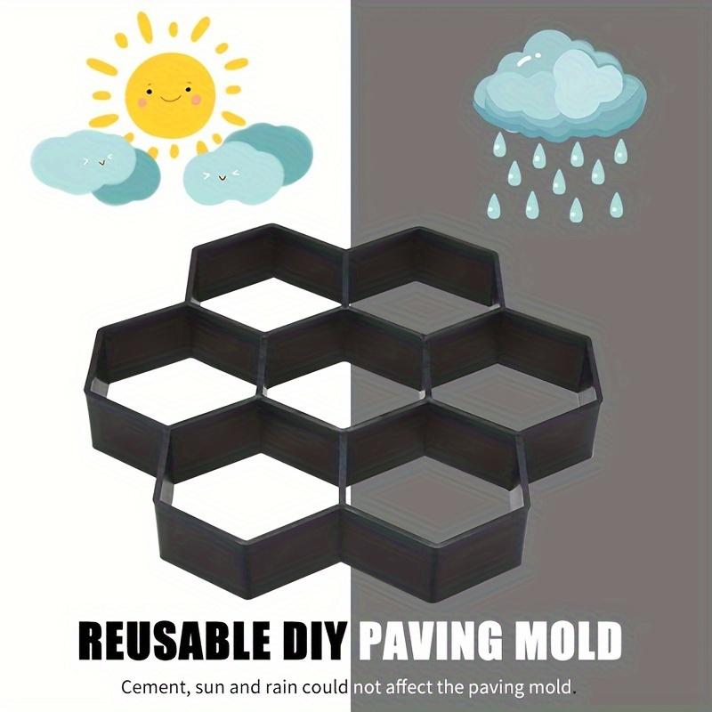 1 шт. Форма для садовой дорожки сделай сам - Инструмент для формовки цементного кирпича для мощения каменных дорожек. Идеально подходит для наружных пешеходных дорожек, ландшафтных проектов