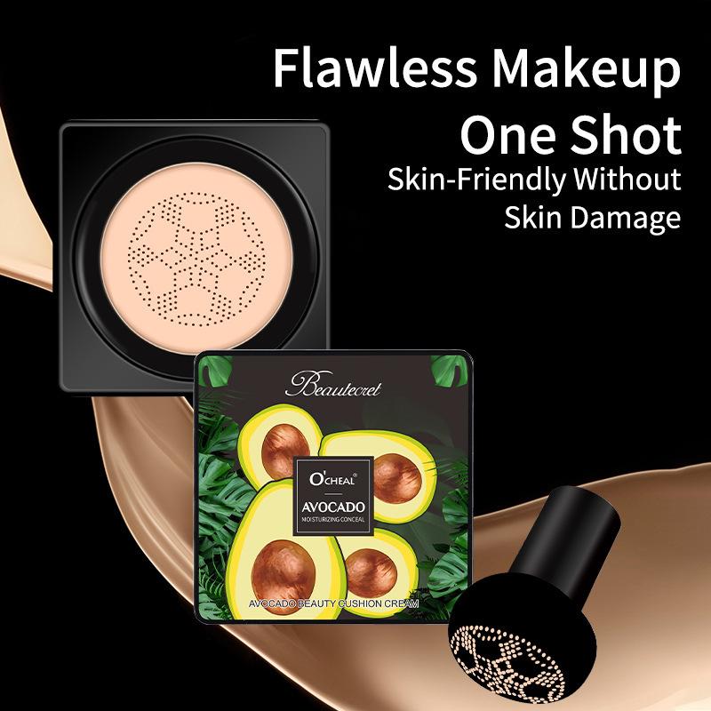 Водостойкий ВВ-кушон со спонжем, камуфлирующий кушон для маскировки несовершенств