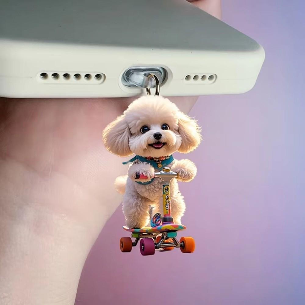 Мультяшный дизайн Животное Заглушка-подвеска для decoration телефона Iphone/Android