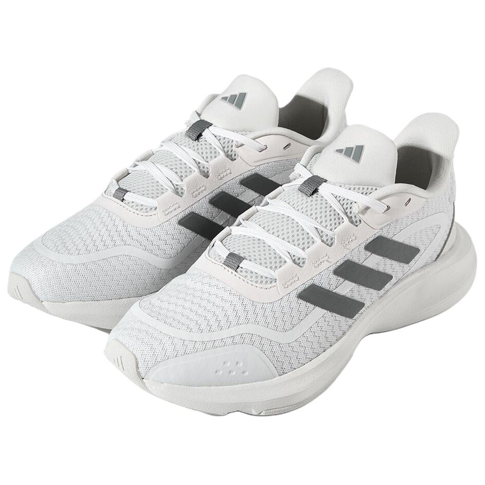 adidas Повседневные кроссовки для бега с амортизацией на весь день, износостойкие, дышащие, из резины, унисекс, белые KJ1459
