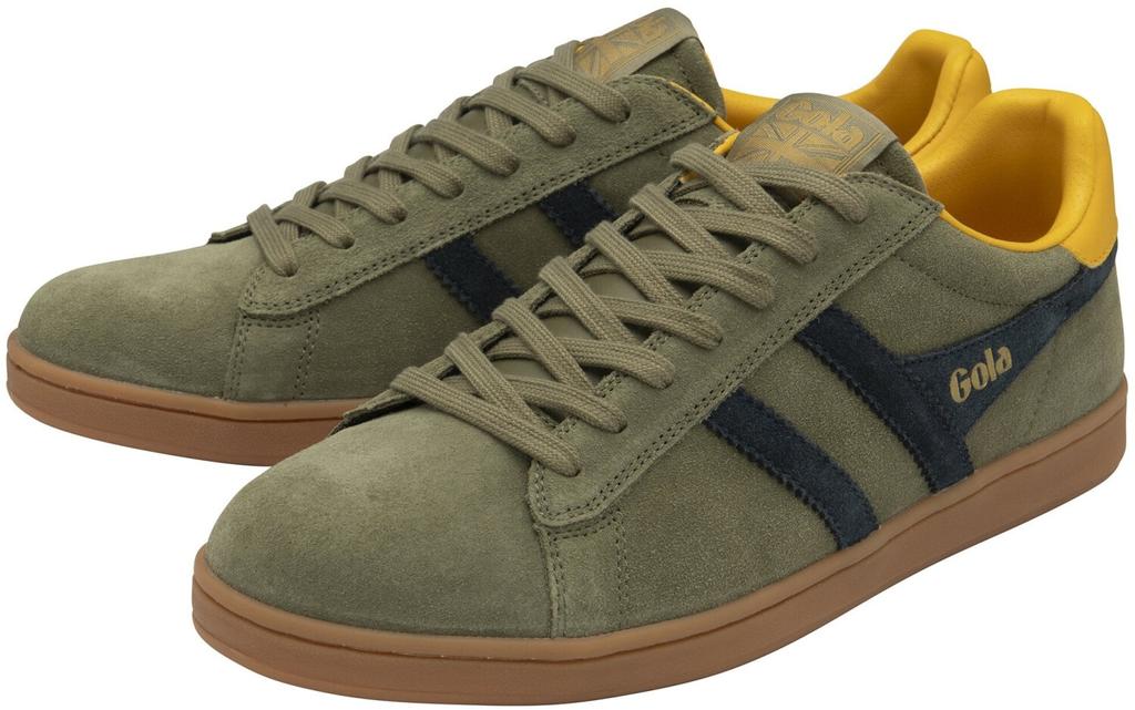 Кроссовки Gola Equipe II Suede khaki/navy sun