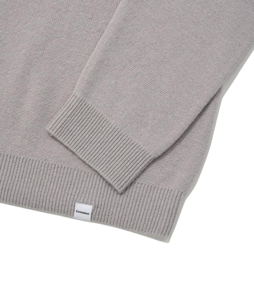 COVERNAT Lambswool Turtleneck Knit Lavender