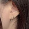 youngglow 14k flat dia mini cubic piercing