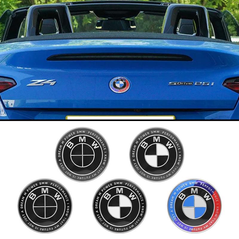 ljqvz9 74mm 82mm Car Front Hood Emblem Trunk Rear Badge Accessories For BMW G30 G20 G32 G11 G12 F40 F30 F20 F10 E46 E90 E92 E60 E39 E36