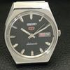 Seiko 5 АВТОМАТИЧЕСКИЕ 6309A ВИНТАЖНЫЕ ЯПОНСКИЕ МУЖСКИЕ ЧАСЫ С ЧЕРНЫМ ЦИФЕРБЛАТОМ a701566-5 R206b-a701566
