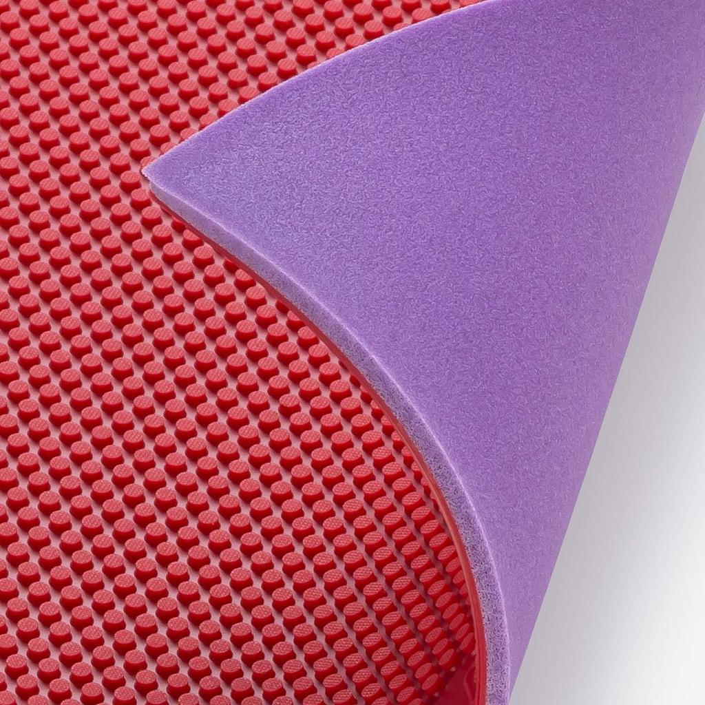 Butterfly Table Tennis Rubber Bugler Red 2.1 High Tension Pips-Out Rubber 00470