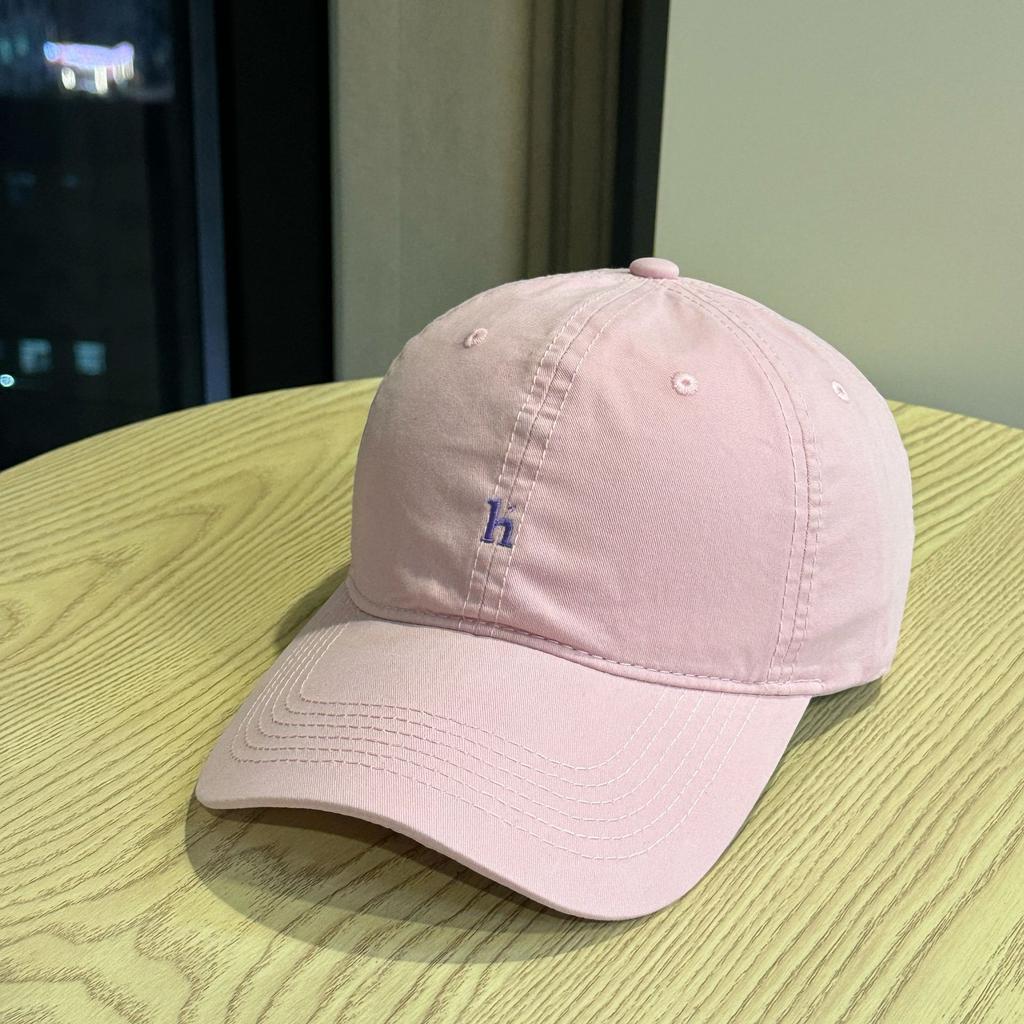 High-quality pure cotton, washed, new simple design H Letter Embroidered Baseball Cap for Men and Women, Casual Versatile Soft Top Duckbill Cap