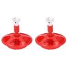 2 Pack Automatic Chicken Waterer PP G3/4 Chicken Water Feeder Poultry Drinking Bowl for Chicks