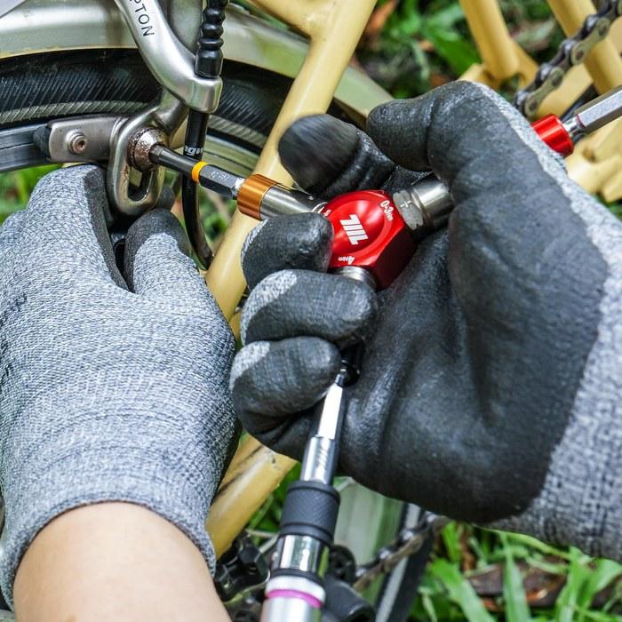 711L EDC Y Torque Driver - 3-in-1 Bicycle Precision Fastening Tool - 0-3Nm Adjustable & 4/5Nm Fixed Torque Wrench - 1/4" Hex Bit Holder