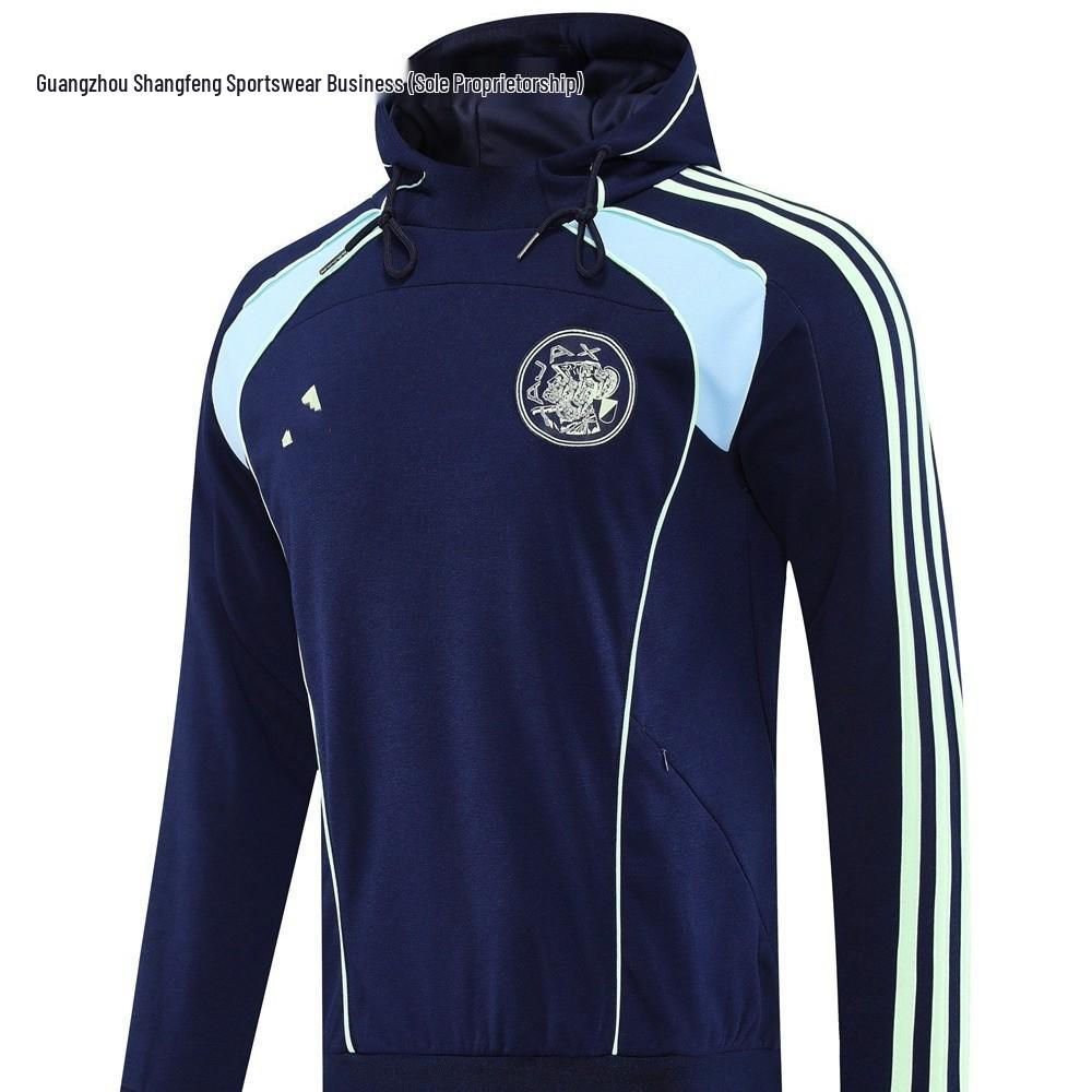 Real Madrid & Arsenal Autumn/Winter Football Hoodie & T-Shirt Training Set for Adults