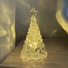 1 шт. Рождественское украшение Navidad Светодиодная подсветка Настольное украшение Форма елки 2026