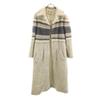 70s Knit Coat L Gray Women Used