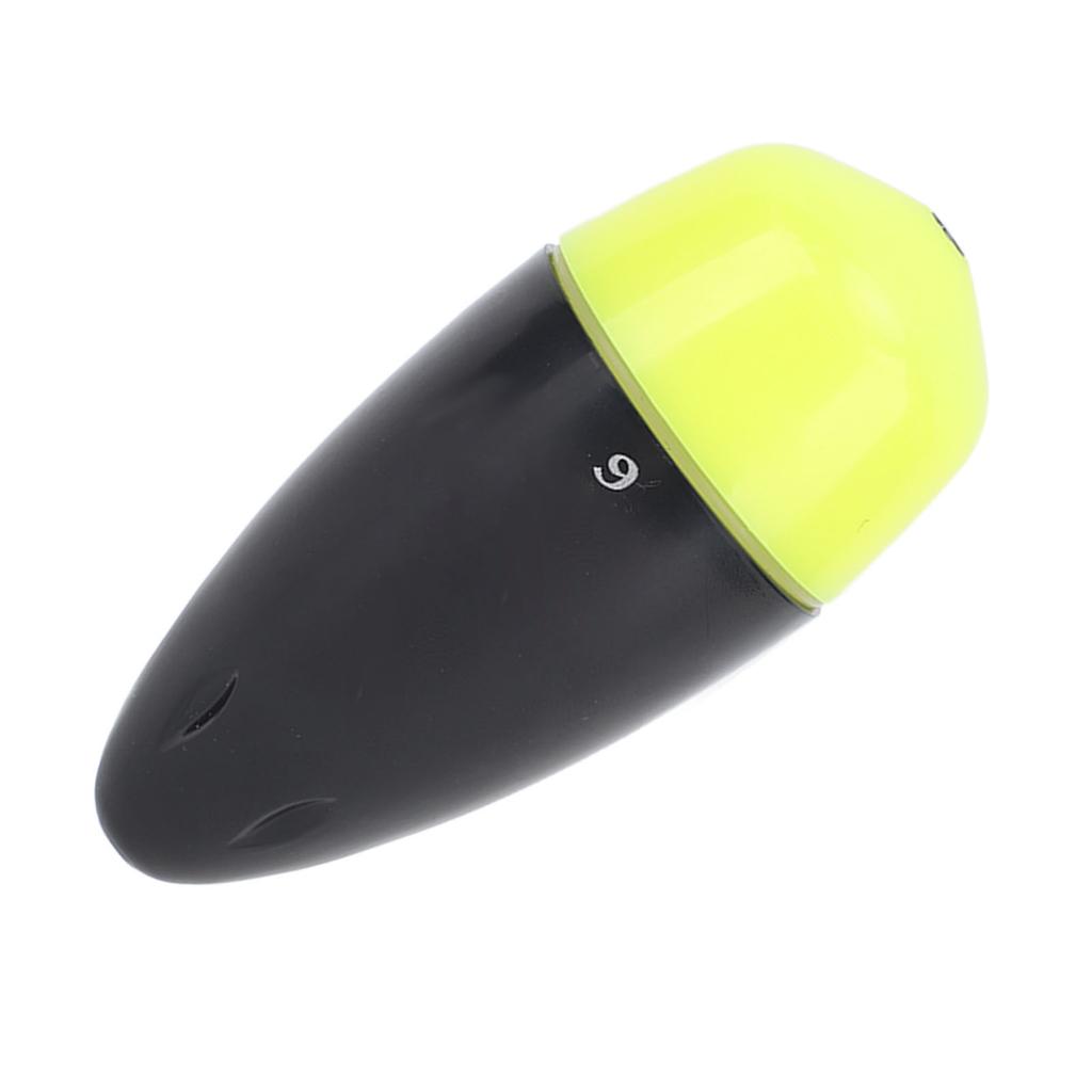 Fishing Float Electronic Luminous Plastic High Stability Night Sea Long Shot Fishing Bobber Yellow